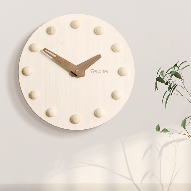Japanese Minimalist Lifestyle - Японские простые настенные часы, деревянные настенные