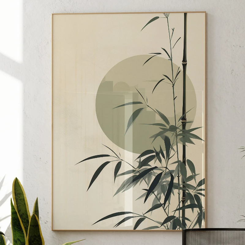 Настенное искусство Japandi, м – обзор и цена Japanese Minimalist Lifestyle